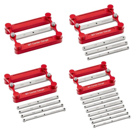 Aluminum Alloy Center Set Durable Scribe Gauge Woodworking Marking Tool Line Locator with Interchangeable