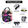MHA  Insulated Lunch Bags High Capacity Anime Reusable Cooler Bag Tote Lunch Box Office  Picnic Food Storage Bags