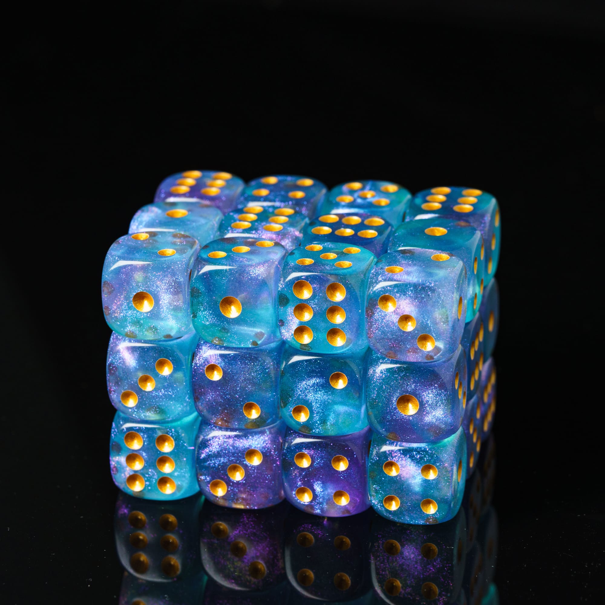 

Poludie 10Pcs D6 Six Sides Dice 16mm Funny Games Dice for RPG Club Gambling Desktop Party Bar Board Game Table Accessories 10pcs Purple Cyan