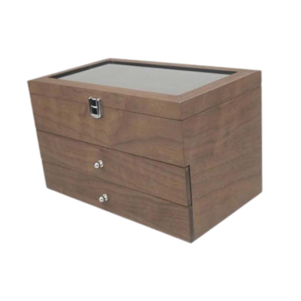 Wooden Sunglasses Holder with Versatile Storage Solutions