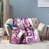 Nana x Hachi Nana Osaki Anime Prikrývky Sametový Potisk Multifunkční Ultra-Měkká Přehozová Deka pro Domov Venkovní Lůžkoviny Přehozy