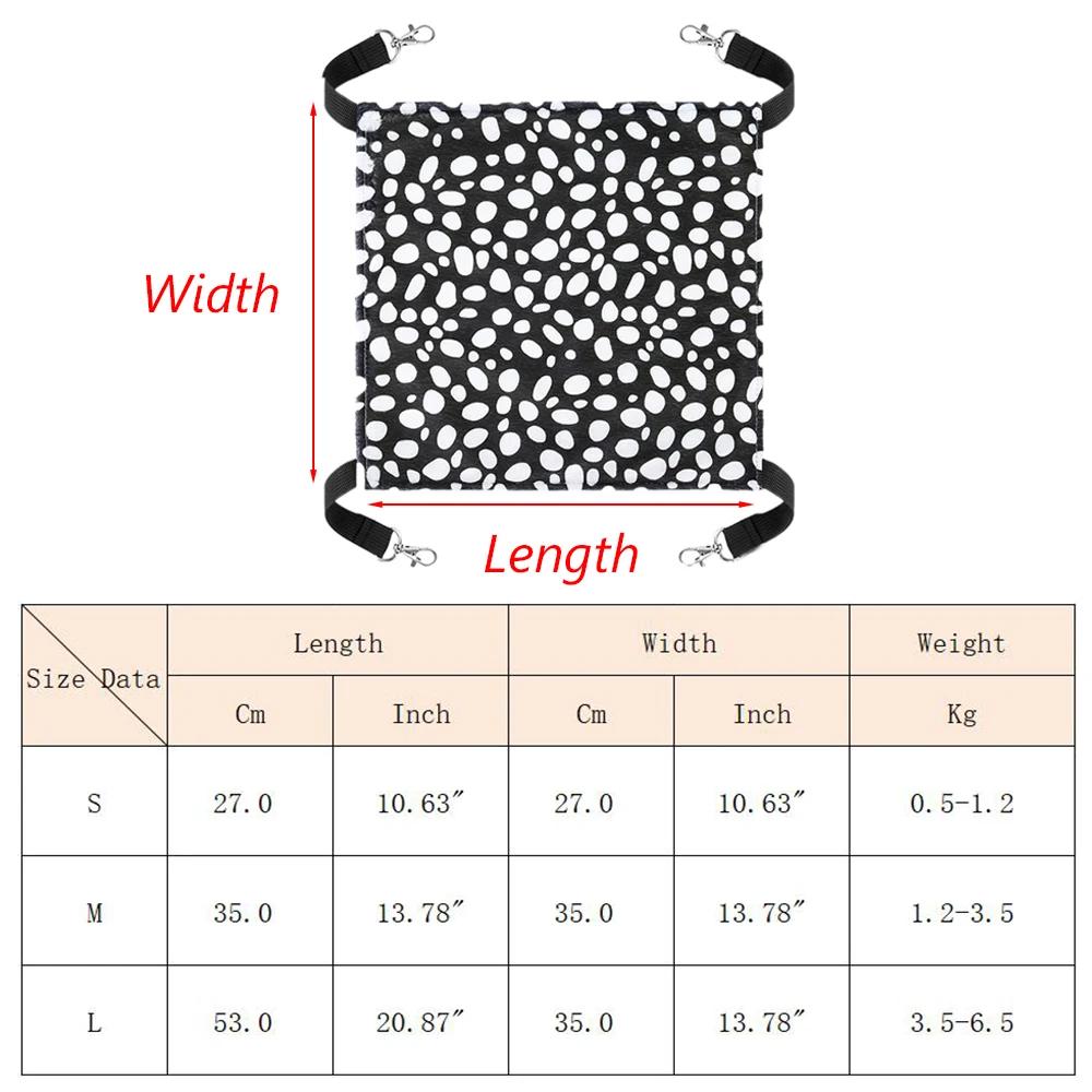 Winter Warm Cat Cage Hammock for Cats Kitten Strong Little Pet Bed Mat Chinchillas Guinea Pig Gotas Beds Home Mascotas Products