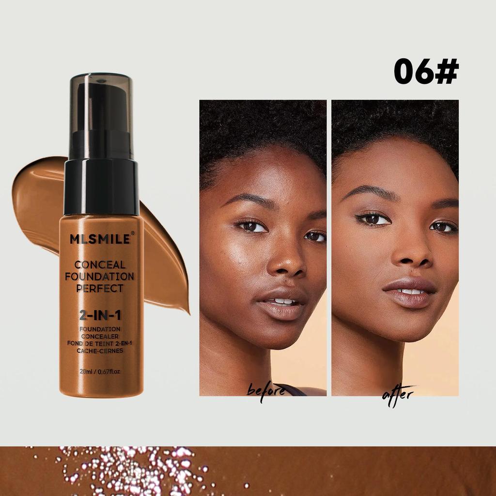 Long-lasting Waterproof Foundation: Moisturizing Concealer for Acne Marks & Dark Circles