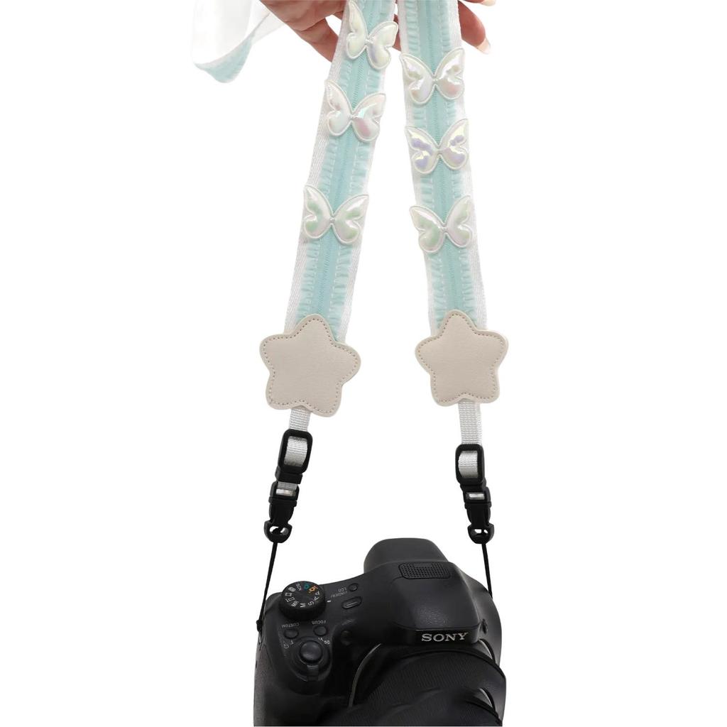 Custom Cute Camera Strap for Sony, Nikon, Canon, Polaroid - Universal Fit for DSLR & Mirrorless