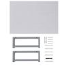 2 Piece Bathroom Furniture Set Ceramic White