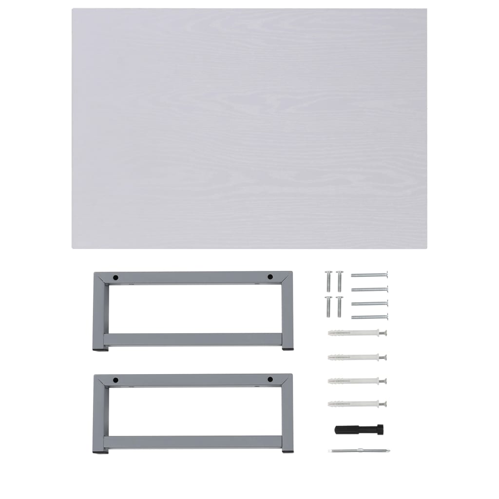 2 Piece Bathroom Furniture Set Ceramic White