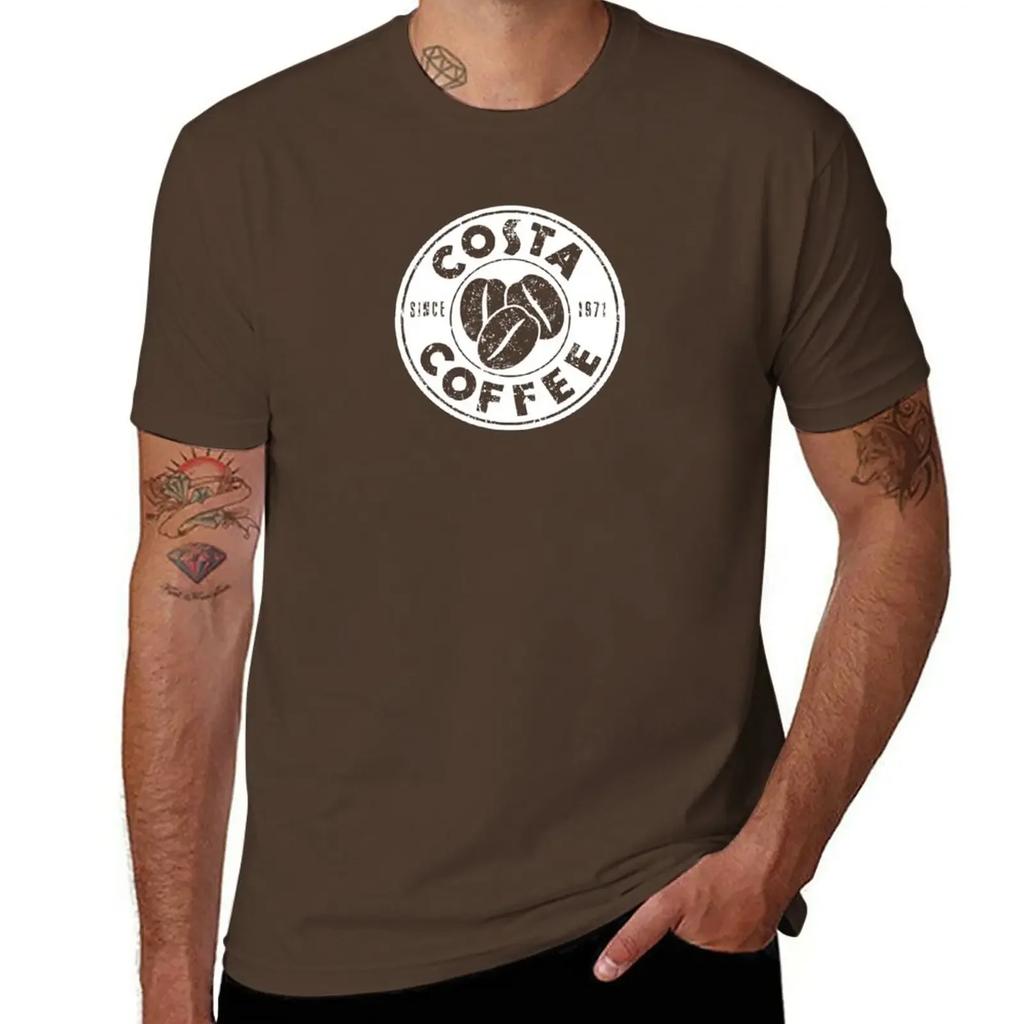 Costa UK Coffee Chain Logo design T-Shirt cute tops summer clothes t shirt for