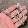 Red Sunstone Gemstone Handmade 925 Sterling Silver Jewelry Necklace 18" KKG-395