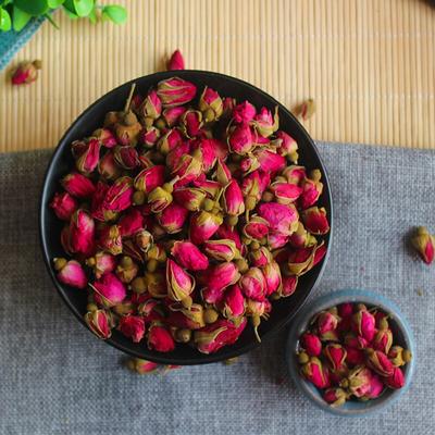 Chinese Flower Aroma Dried Red Rose Bud Tea Floral Herbal Blooming