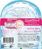 Schick Quattro 4 for Woman Ersatzklingenrasierer (2 Stücke) Damen