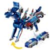 2 In 1 Magic Transformation Car Kids Transformer Toys Deformed Horse Model Magnetic Collision Deformation Car Gift
