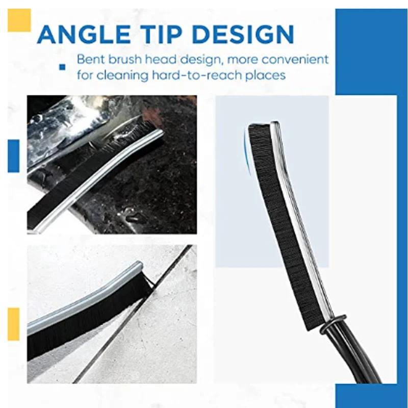 Car Long Gap Cleaning Brush Household Tile Narrow Joints Scrubber Stiff Bristles Crevices Cleaner Brushes Durable Auto Detailing