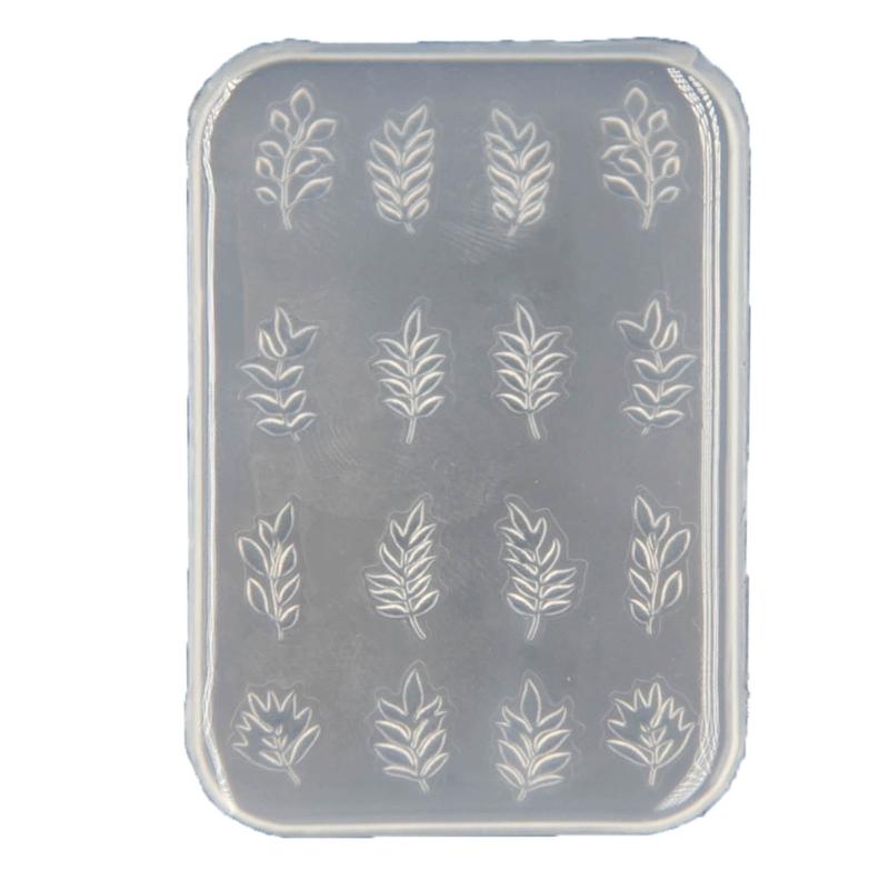 3D Nail Art Mold with Variety of Patterns Template Carving Sticker Stencil Tools Moulds for Nail Enthusiasts and Salons
