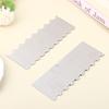 Stainless Steel Cake Scraper Double Sided Patterned Stripe Edge Cake Decorating Comb Smoother Scraper Pastry Cutter