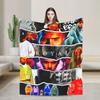 Warm Blanket Travel Chris Brown Breezy Bowl XX Bedding Throws  Flannel Bedspread For Outdoor Novelty Sofa Bed Cover
