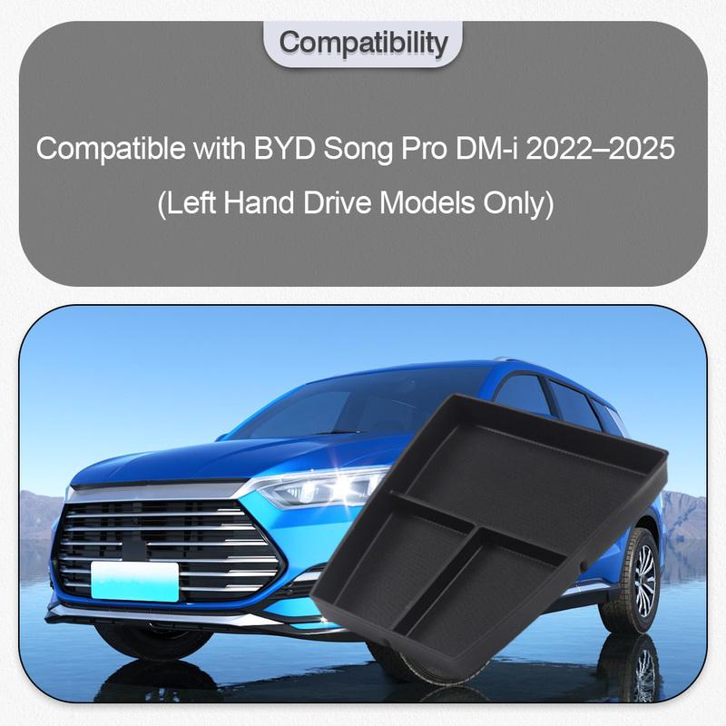 Center Console Lower Storage Box For BYD Song Pro DM-i   2024 2025 Center Console Storage Organizer Box Accessories