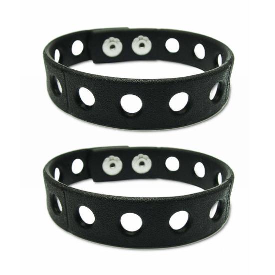 2 ks Silikonové náramky s přívěsky pro děti Nastavitelný náramek