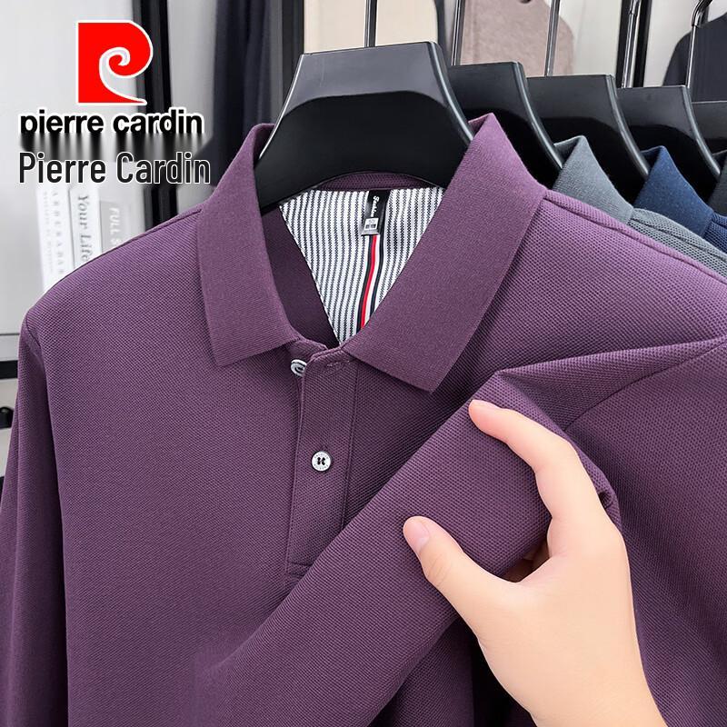 Pierre Cardin Men's Autumn Business Casual Long-Sleeve Polo Shirt