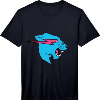 Maglietta da Performance Testa di Pantera Mr Beast