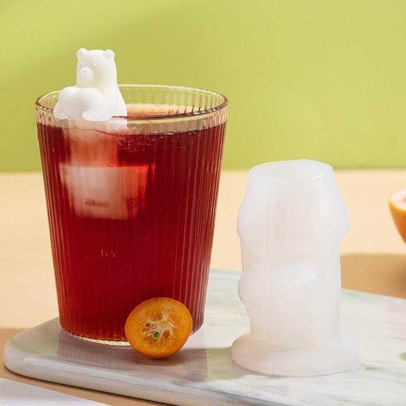 Animal Ice Cube Maker Fondant Mold Cake Chocolate Ornament Silicone Ice Cubes