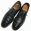 1979 Vintage FLORSHEIM Kenmoor Long Wingtip Business Shoes Black Size 12B Men's(USED)