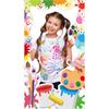 Kunstfeest Fotohokje Frame Kleurrijk Spatverf Foto Prop 70,87 Inch Polyester Schilderij Spat Achtergrond Banner Voor Verjaardag