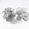 Heart-Shaped Frosted Iron Badge Pin (53x57mm) - High-Quality Brooch Lapel Accessory