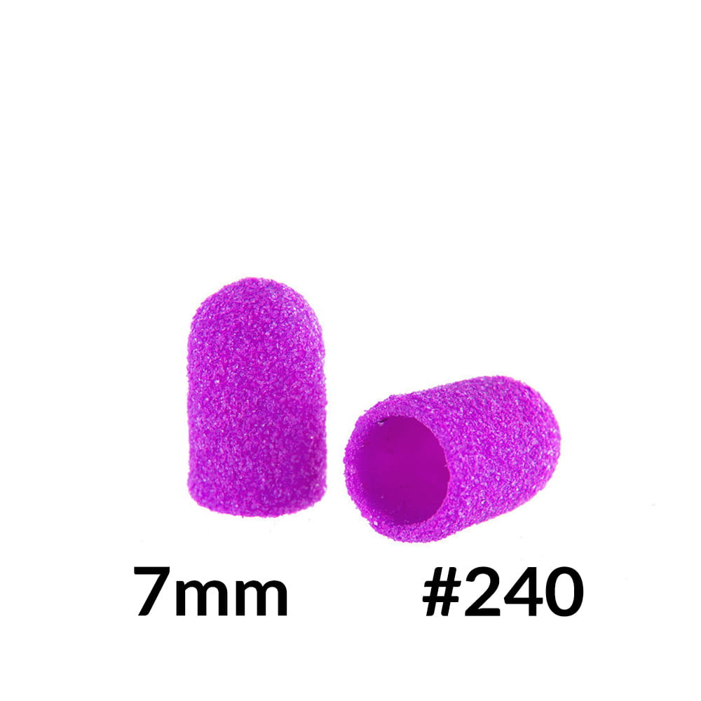 Kapturki Do Pedicure 7 Mm Gradacja 240 10 Szt Abs Podo Allemed Fioletowy Purple