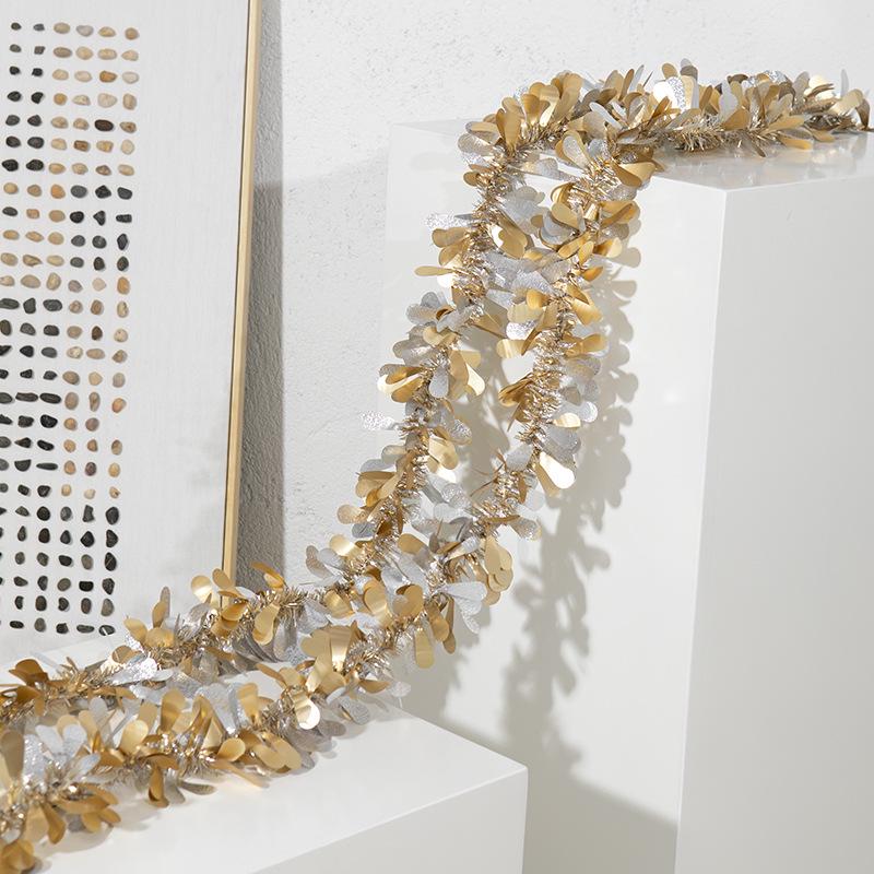 Shiny Ribbon Pull Flower Tinsel for New Year, Wedding, Birthday, and Indoor Festival Decoration