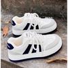Korean Milk Fufu Little White Shoes Women's 2025 Autumn New Thick-soled Trend Casual Board Shoes Round Head Internet Celebrity Bread Shoes