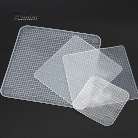 Kitchen Clear Square Food Wrapper Seal Cover Film