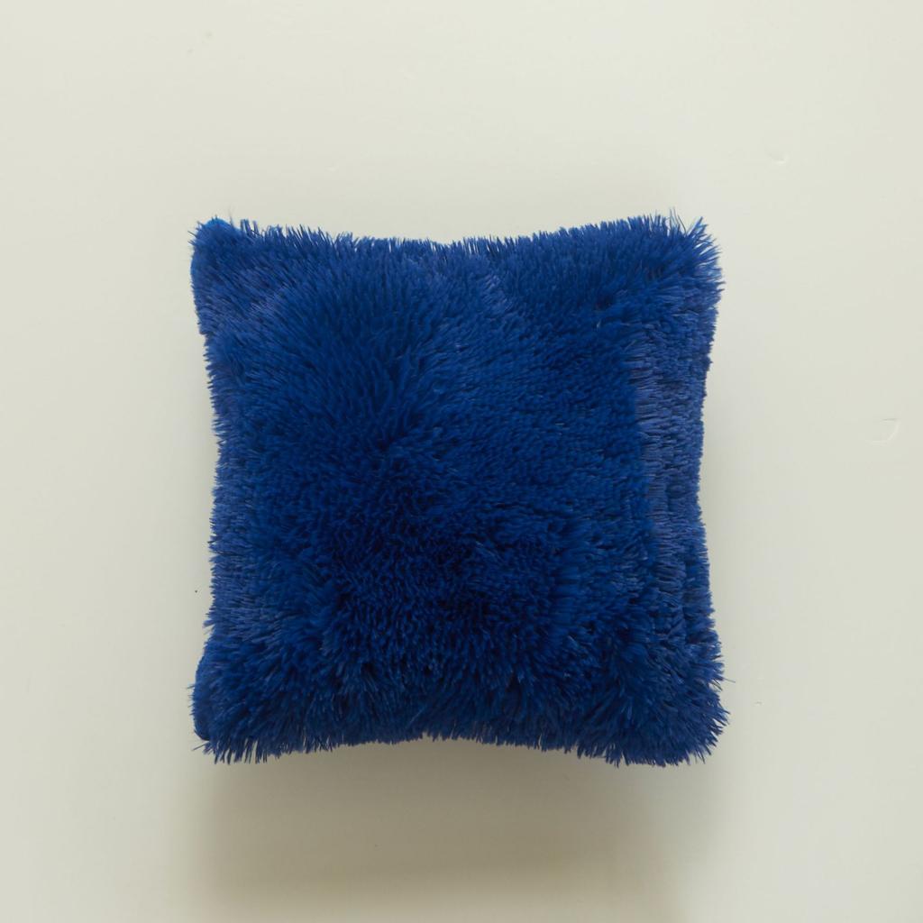 Korean Plush Pillow Cover, Crystal Plush Sea Lion Pillow, Soft and Comfortable Solid Color Creative Cushion Cover