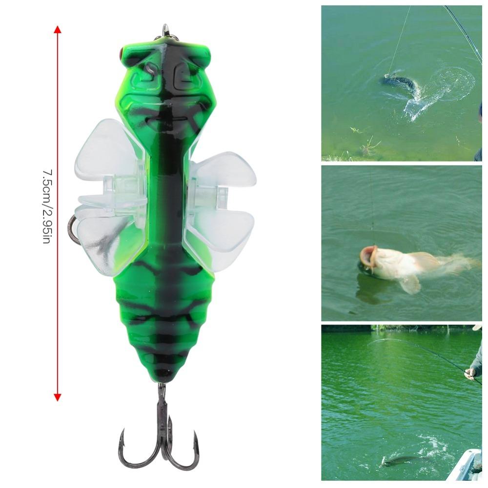 7.5cm Hard Fishing Lures ABS Fishing Baits Durable Artificial Fishing Lures River Fishing 1#