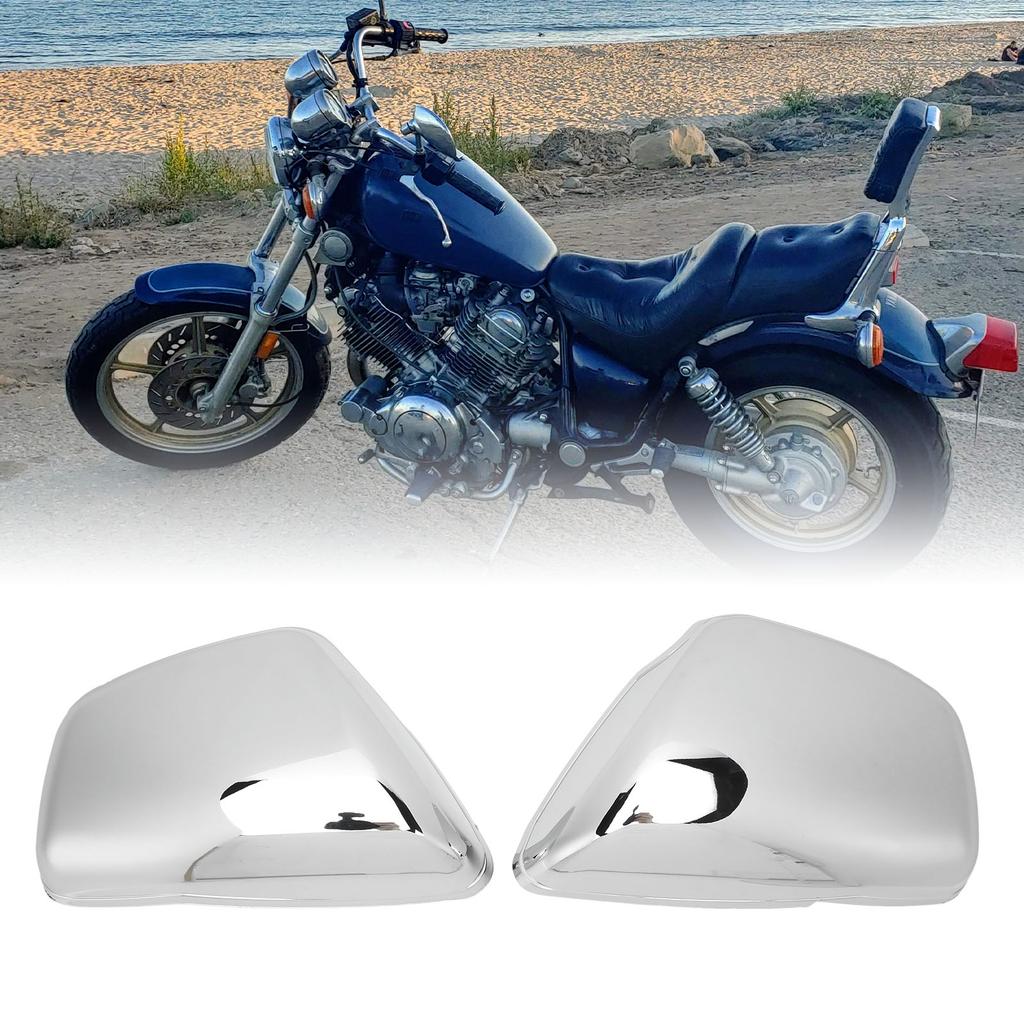2 Pcs Left and Right Battery Side Cover Light Sturdy Battery Side Fairing Covers  or Replacement for Virago