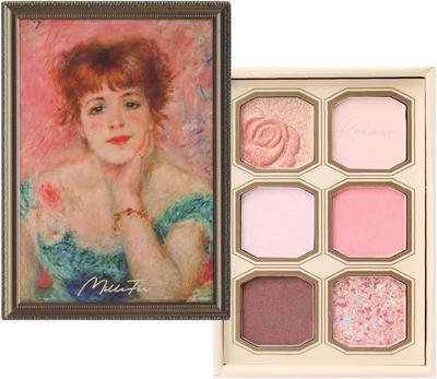MilleFee Painting Eyeshadow Palette of Actress Jeanne Eye Makeup Palette (Portrait Samary, 12) 6-Color