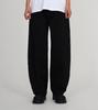 Beoteunseoul Side Big Pocket Curved Washed Cotton Pants (Black)