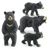 Adorable Asian Black Bear Figurine Crafted From High-quality Pvc Material