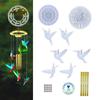Little Hummingbird Glossy Silicone Mold Wall-mounted Wind Chime Mold DIY Keychain Pendant Epoxy Resin Crafting Mold