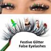 1 Pair Full Strip Reusable Sparkly Lashes Natural to Fluffy Faux Mink False Eyelashes  Cosplay