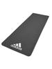 Adidas Lightweight Fitness/Yoga Mat, 7mm, Gray, (850g), Compact, ADMT-11014GR