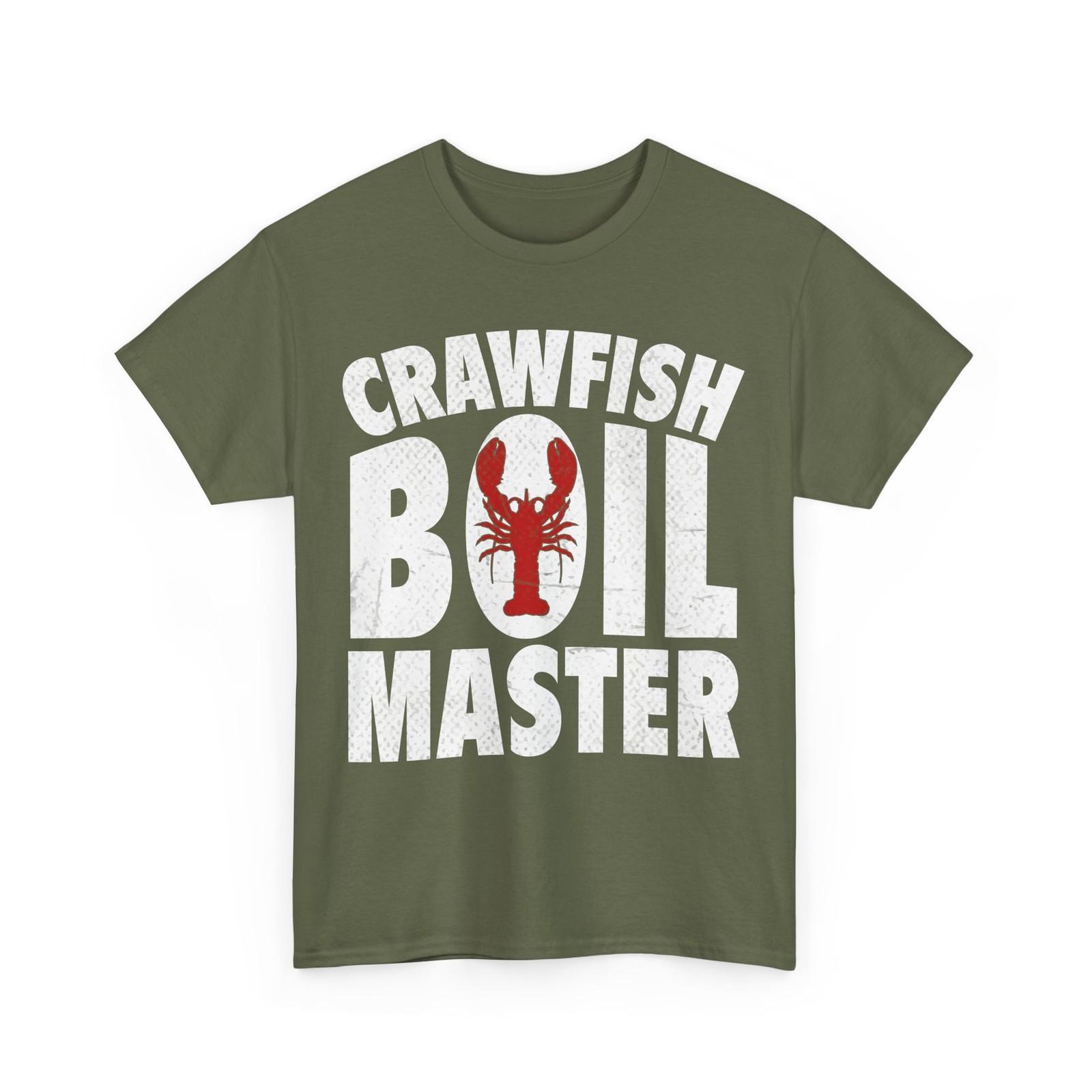Crawfish Boil Master T-Shirt, Crawfish Lovers Crawfish Festival Men Shirt M