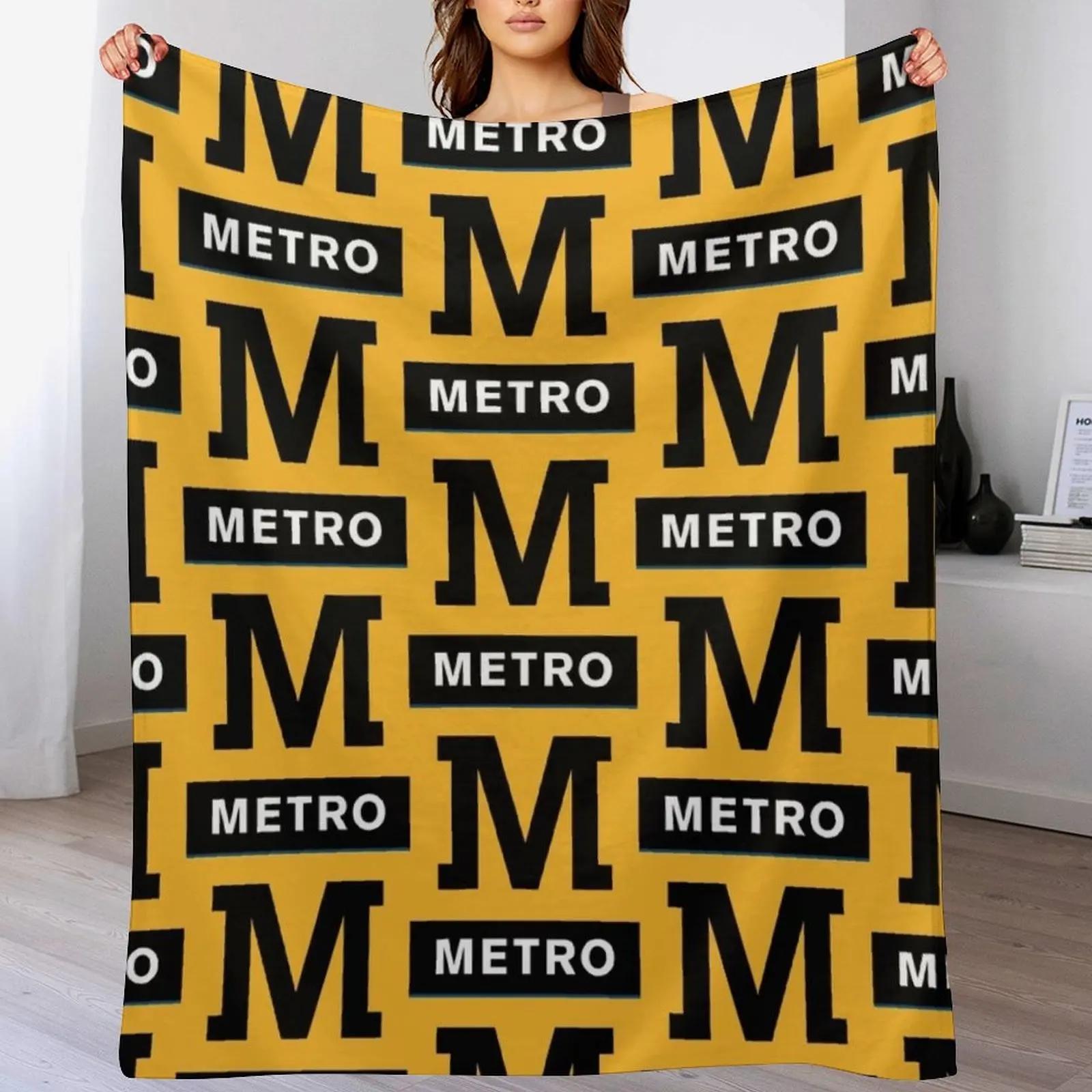 

Tyne And Wear Metro Throw Blanket Furrys Flannels Heavy Flannel Fabric Blankets 30x40in