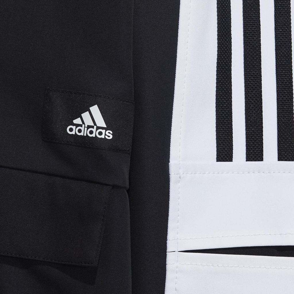 (WMNS) adidas Stripe Colorblock Hooded Jacket Black Women's GP0634