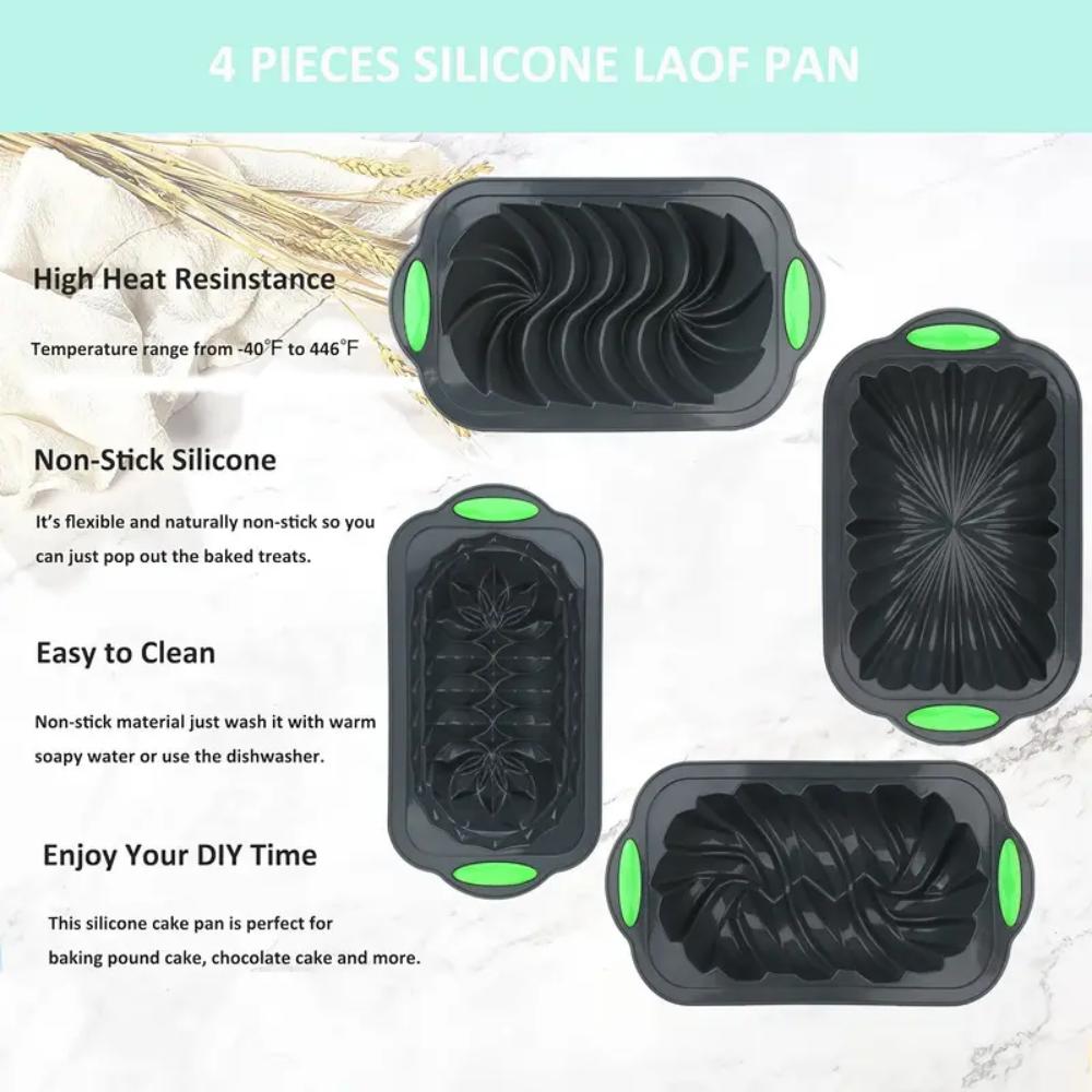 Silicone toaster tray, non-stick kitchen oven bread tray, suitable for banana bread, sandwiches, pound cakes and meat patties