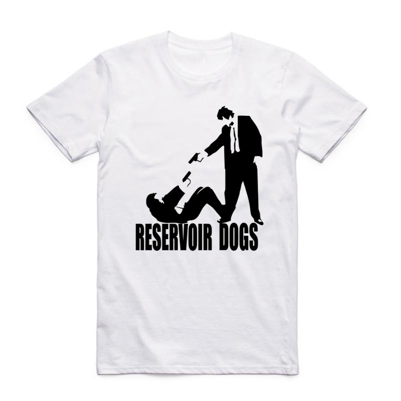 2019 S-XXX Men Women Reservoir Dogs Quentin Tarantino Print White T-shirt Short Sleeve O-Neck Homme Harajuku Casual Cool Tshirt