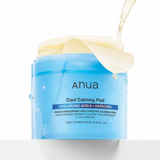 Anua 8 Hyaluronic Acid Catechin Calming Pads 110 Sheets