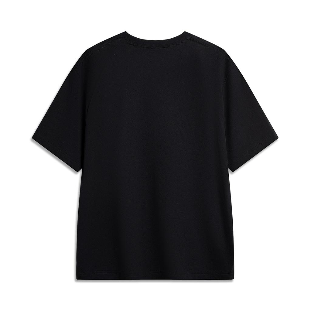 Li Ning Sports Lifestyle Series Versatile Comfortable Round Neck Casual Simple Loose Pullover Breathable Short Sleeve T-Shirt Men T-Shirts AHSU629-4