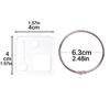 Acrylic Thread Drops Thread Winding Boards Floss Bobbins Cross Stitches Floss Drops Bobbins Floss Organizer Clear Floss Drops