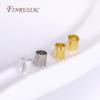 High Quality Cylindrical Tube Crimp End Bead For Jewellery Making Supplies Wholesale 14K/18K Gold Plated 2mm Tube Crimp Beads