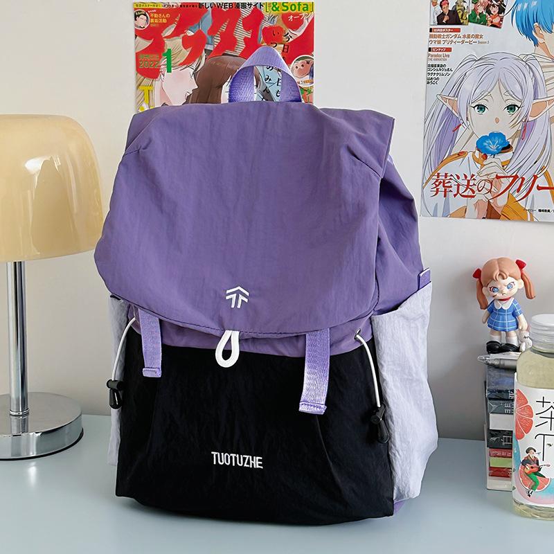 Japanese Travel Light Backpack 2025 New Niche Ins Outdoor Camping Backpack Women's Backpack
